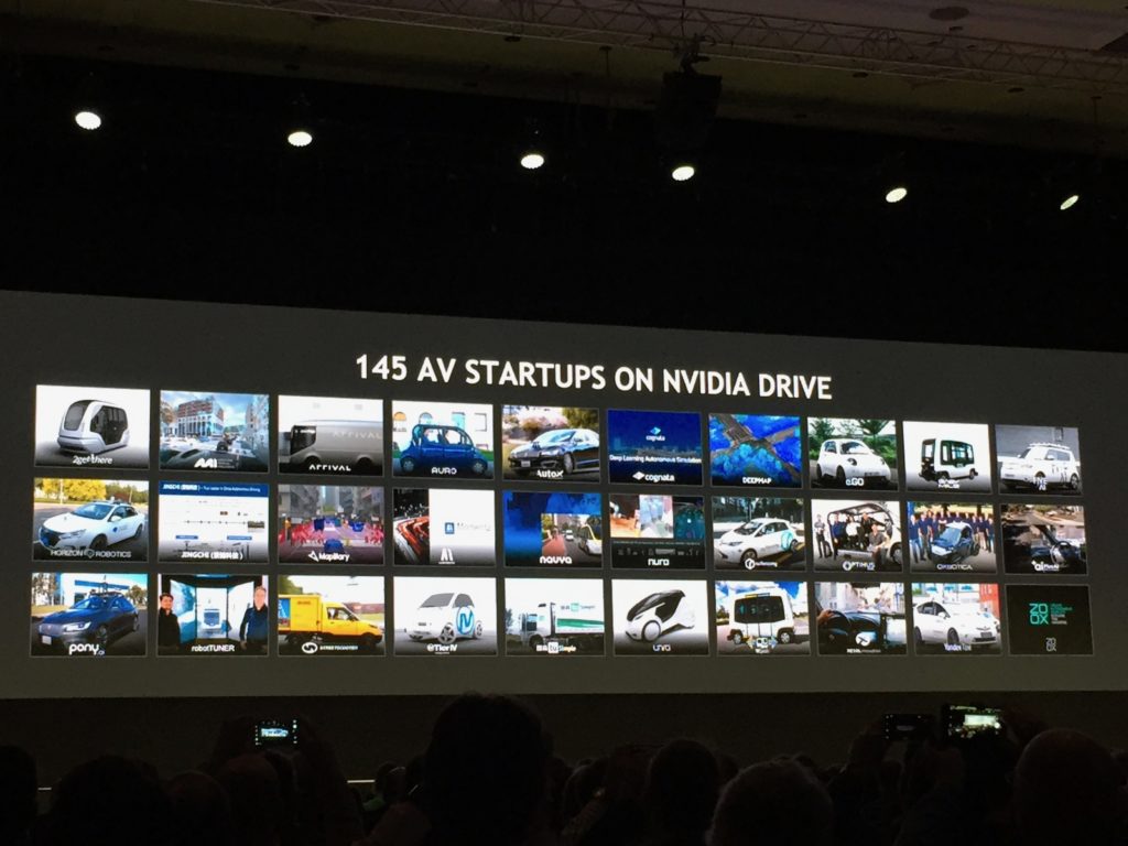 NVIDIA Automotive startups