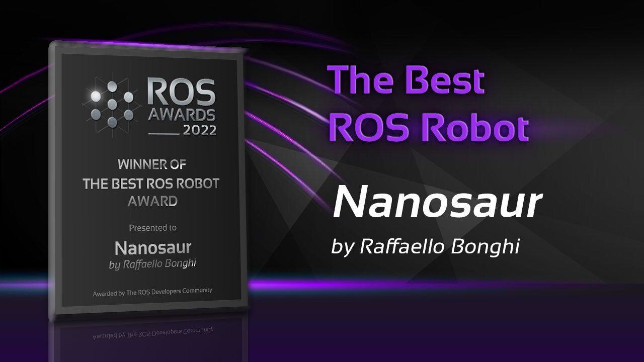 nanosaur is the Best ROS robot 2022
